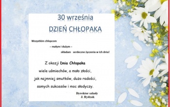 Dzień Chłopaka - 30.09.2022r.