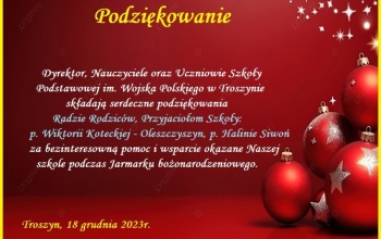 Podziękowanie 