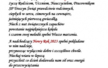 Życzenia - Boże Narodzenie 2022r.