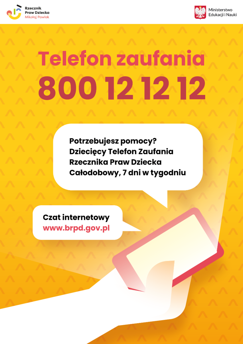 Plakat telefon zaufania